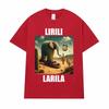 Shark Meme Lirili Larila T Shirts Supporter of Tralalero Tralala Graphic T-shirt Men Women Clothing Humor Casual Comfort T Shirt
