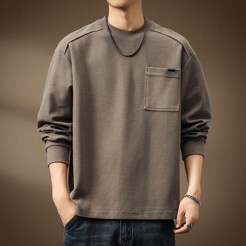 Мужская американская ретро толстовка с текстурой, тяжелая L (fits 132-154 lbs)