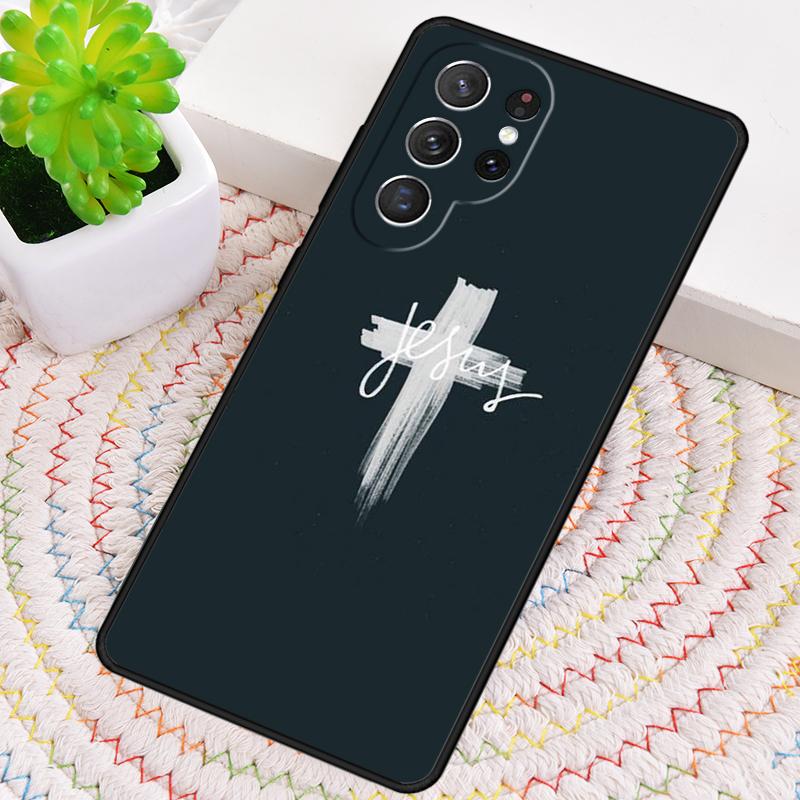 Jesus print Silicone Phone Case For Samsung Galaxy note 10 pro S26 S25 S24 S23 S22 S21 Plus S25Ultra Capa Cover