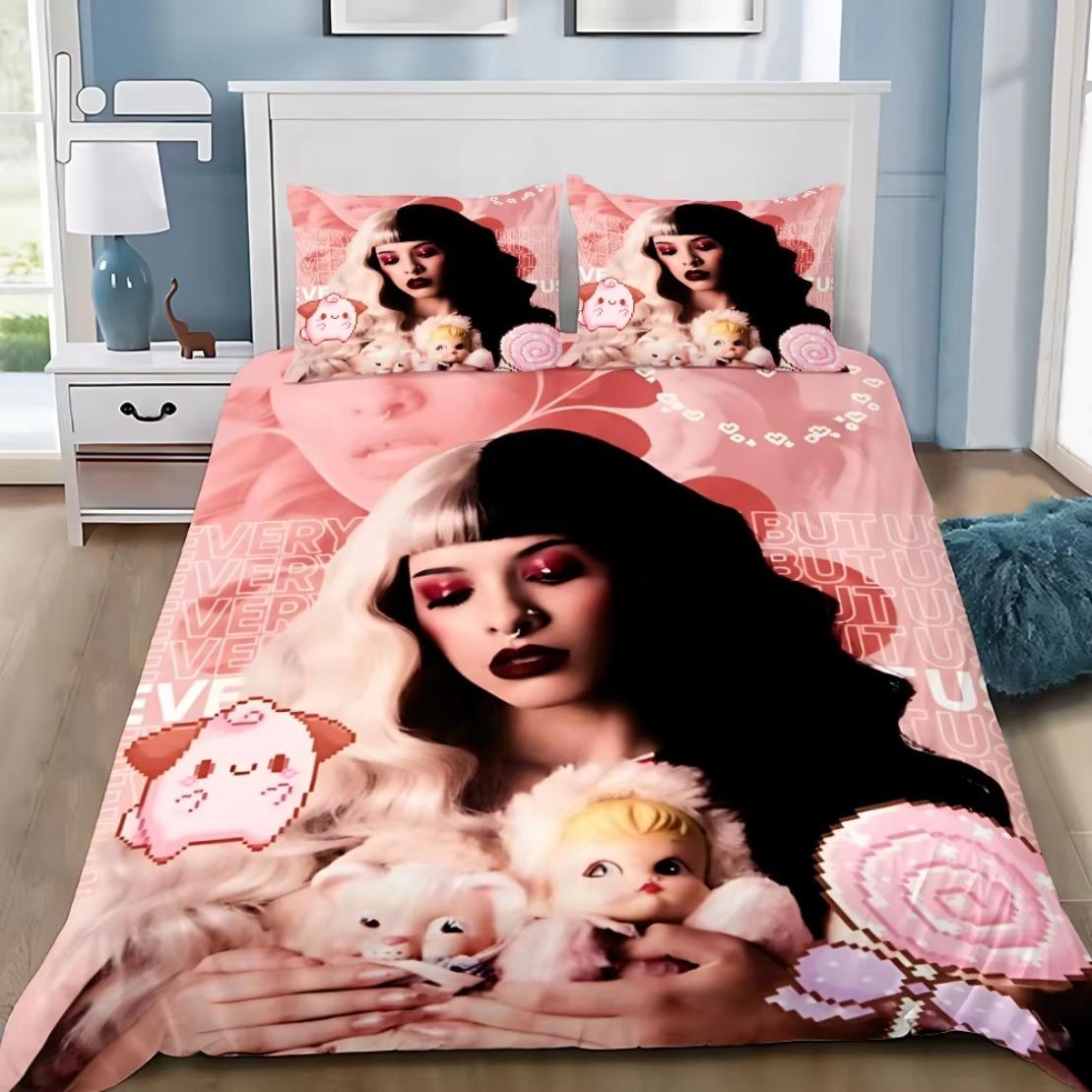 

Comforter M-Melanie Martinez Bedding Set Dollhouse Album Single Twin Full Queen King Size Boys Girls Adults Gifts Comforter (quilt)-EU Single(135*200cm)3pcs
