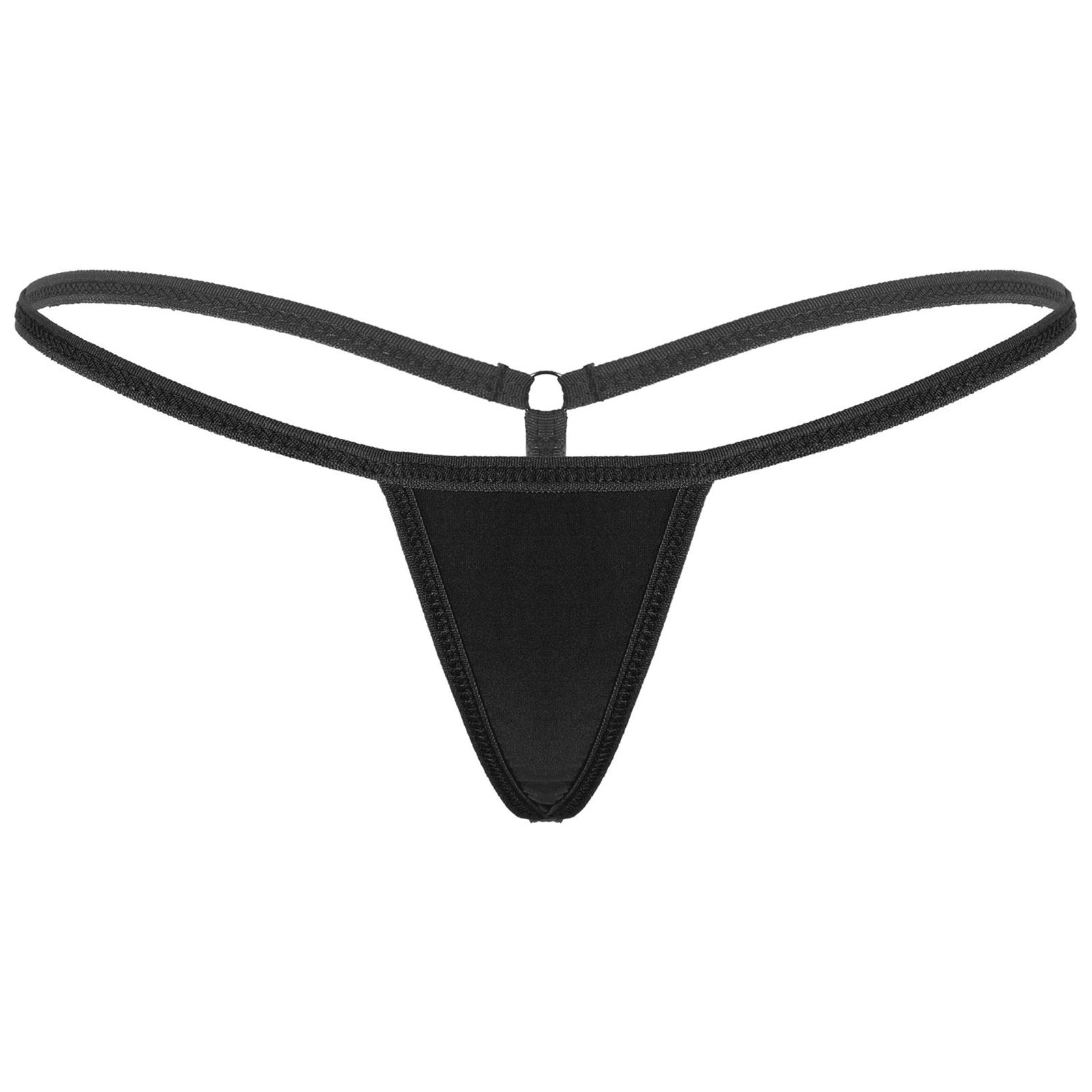 Sieviešu zema vidukļa T-veida aizmugures G-string