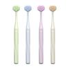 Adult Soft Bristle Three-Sided Toothbrush, Spiral Bristle Deep Cleaning, Single Pack for Household Use.
