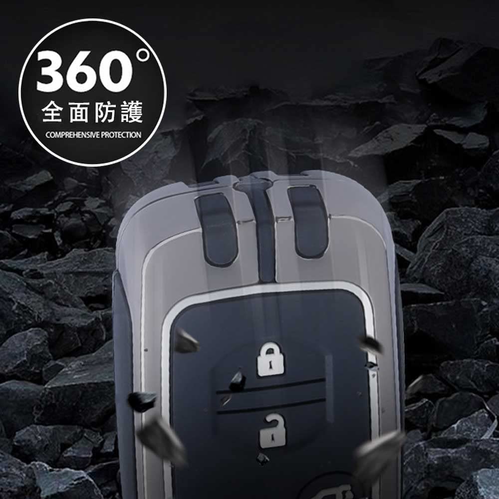 Toyota Dedicated Key Case, Smart Key Case, Key Cover, Zinc Alloy, Silicone, 3 Buttons,