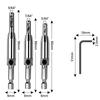 3/4/7pcs Self Centering Hinge Drill Bits Door Window Cabinet Cupboard Hinge Drilling Holes Cutter Woodworking Center Drill Bits