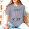 New Fashion Tee Tops France Funny Letter Manche Courte Humour Je Suis Une Fée Graphic Tshirt Girl Y2K Shirt Harajuku Streetwear