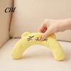 Embroidered Cat Toy Interactive Pet Pillow, with Built-in BB Sound Device, Soft U-shaped Neck Cushion U-Shaped Protector, for Cats And Dogs