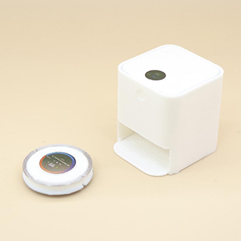 

1:12 Scale Mini Robot Vacuum Cleaner Scene Model Miniature Accessories Micro Scene Decor Dollhouse білий