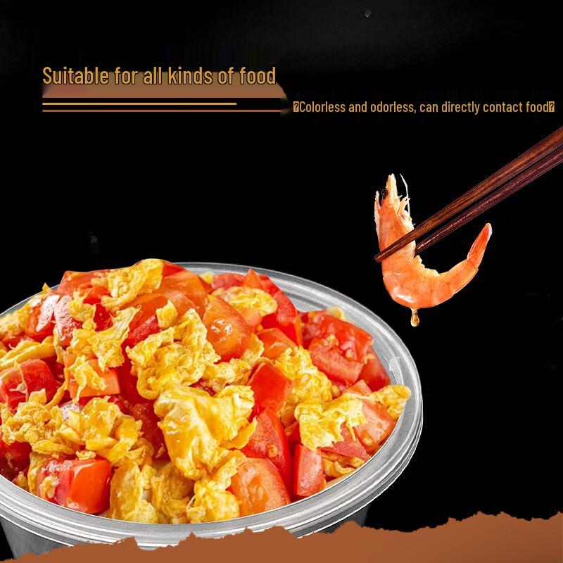 Jiwanggu 1750ml Round Disposable Meal Boxes