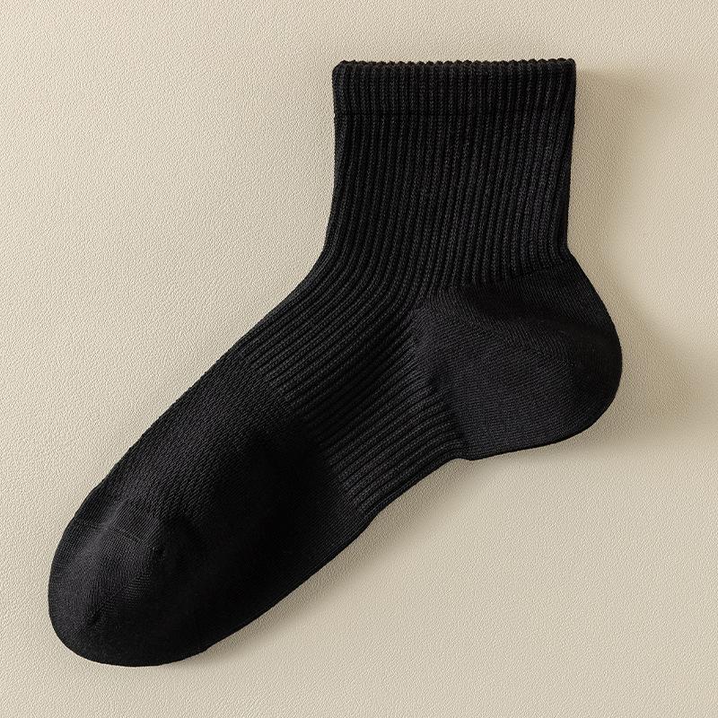 Short Socks, Pure Cotton Women's Spring and Summer Thin Right-angle Socks, Women's Boneless Anti-roll Boat Socks, Sports Women's Socks