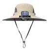 Solar Fan with Strong Airflow Low Three-Speed Adjustment Noise Rechargeable Fishing Hat Clip-on