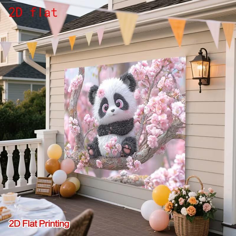 2D Animal Banner, Panda Party & Live Background