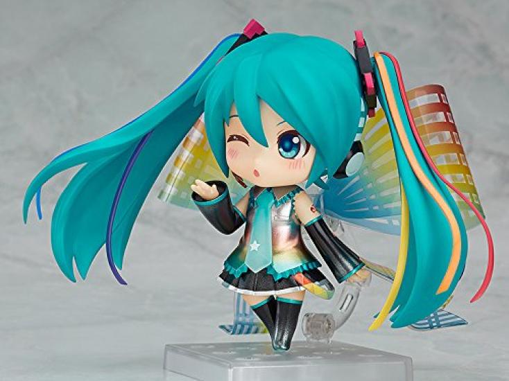 Nendoroid Character Vocal Series 01 Hatsune Miku 10th Anniversary Ver. Maßstabslose, mit ABS und PVC bemalte Actionfigur