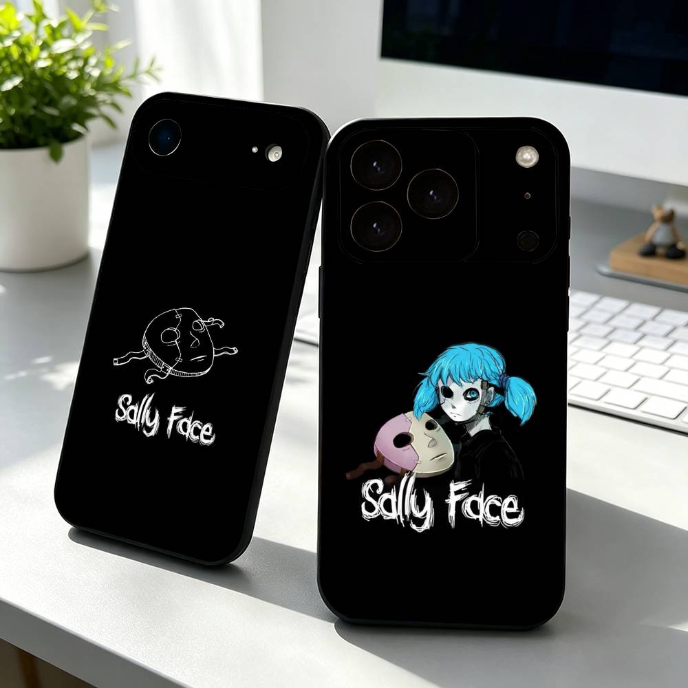 Sally Face Sal Fisher Gothic Horror Phone Case Silicone Soft For IPhone 17 16 15 14 13 12 11 X XR Plus Pro Max Plus