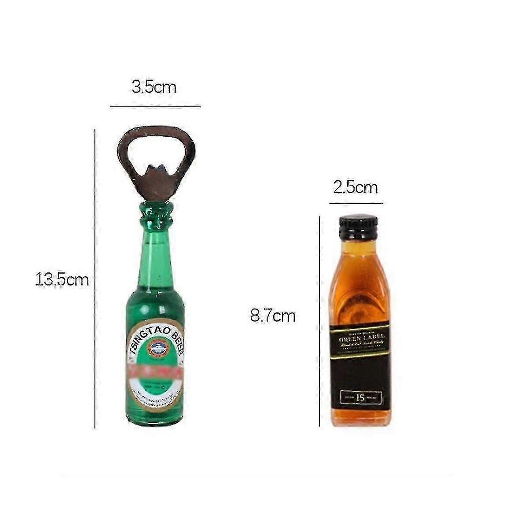 8 Stück Bierflaschenöffner Bier Kühlschrankmagnet Kreativer Flaschenöffner