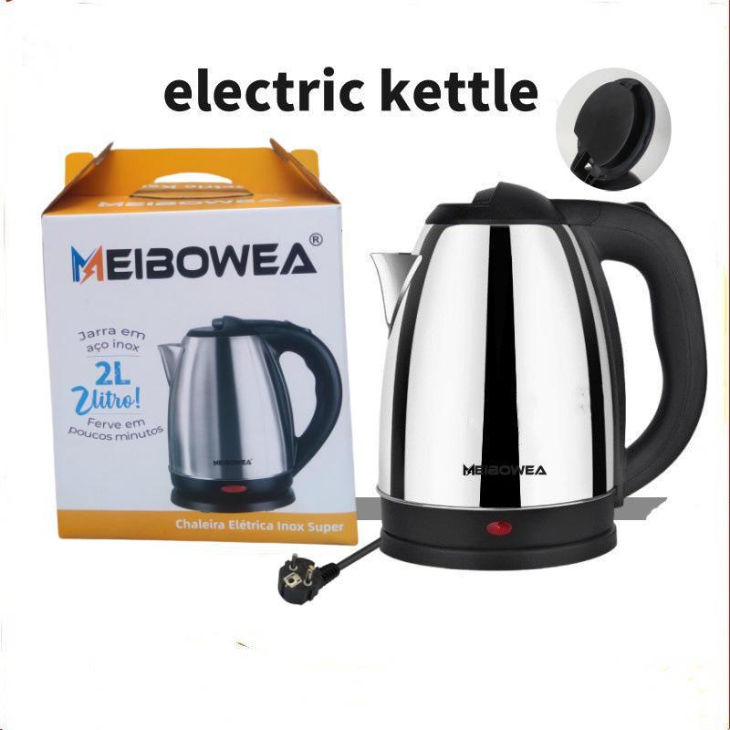 304 Stainless Steel Electric Kettle with Auto Shut-Off, British and European Standard
