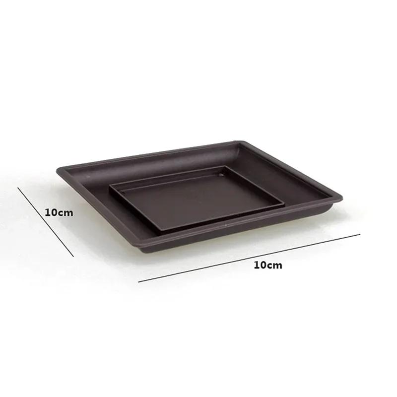 

1 шт. цветочный горшок пластиковый прямоугольный бонсай питомник балкон садовый контейнер садовые принадлежности антикварный имитация пластиковый цветочный горшок