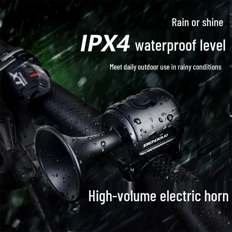 USB Rechargeable Bicycle Horn - Road & Mountain Bike Bell for Cycling Safety