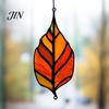 Lightweight Outdoor Decor Acrylic Leaf Hanging Pendant, Waterproof Sunproof Window Hanging, Decorative Four-leaf Clover Pendant Ornament with Colorful