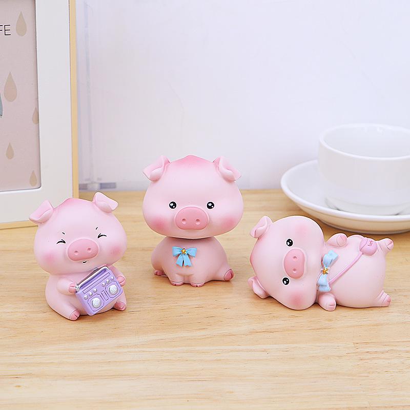 Cute Animal Figurine: Desk Decoration & Stress Relief Gift