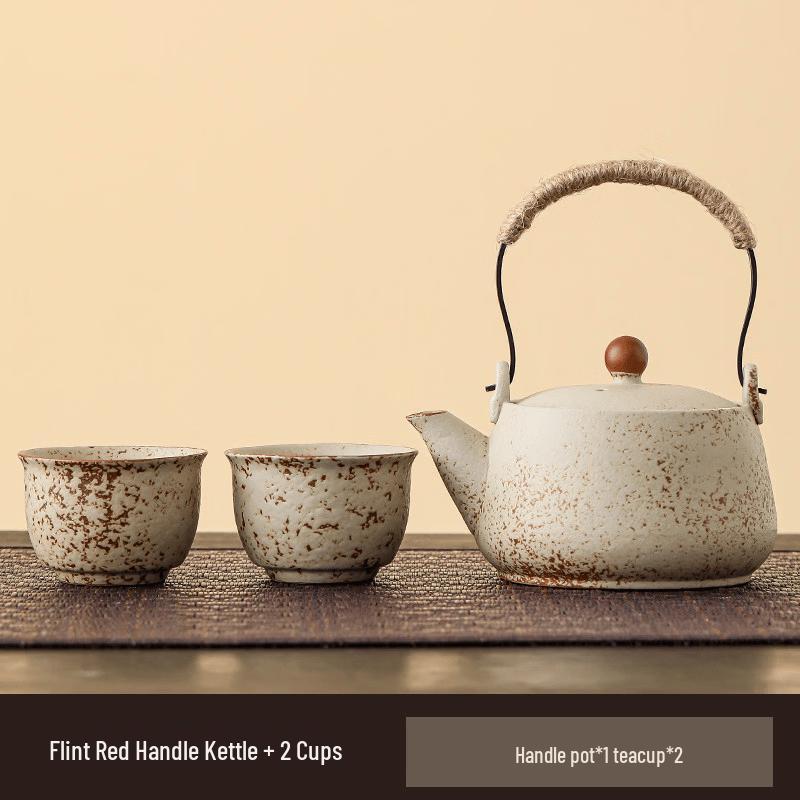 Chaxun Flint Red Teapot Set