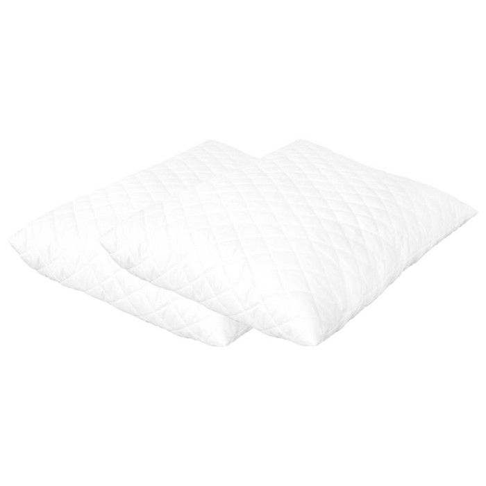 Oreiller Orthopédique - vidaXL - Lot de 2 - Mousse à mémoire de forme - 14 cm d'épaisseur - Confort médium