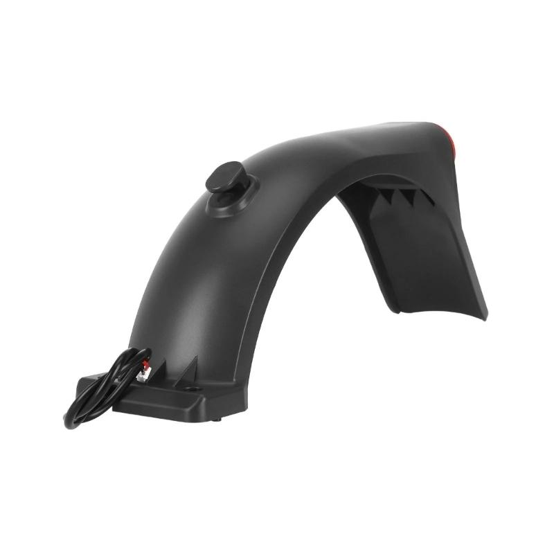 Waterproof Scooter Rear Tire Wheel Mudguard Widened Mud Guard with Tail Light for Electric Scooter Parts Enduring