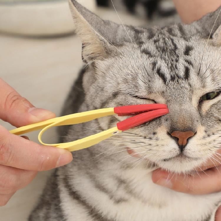 Pet Tear Stain Brush for Travel and Household Use Colorful Tweezers