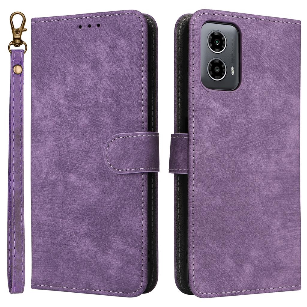 For Motorola Moto G45 5G/G34 5G Magnetic Phone Case RFID Blocking Leather Cover