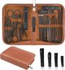 Professional Nail Clipper Set - 26-piece Stainless Steel Nail Care Tool Set with Storage Bag