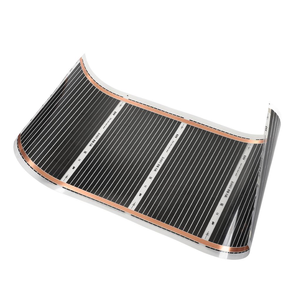 Elektrická podlahová topná rohož Nízká hlučnost Rovnoměrné vytápění Podlahová topná rohož 220V 100CM dlouhá