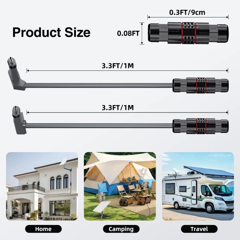 Waterproof RJ45 Coupler For Mini Satellite Ethernet Adapter Gen2 Extending V2 Satellite Cable