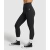 Gymshark Mesh Waistband Leggings Black B6a9b Bb2j