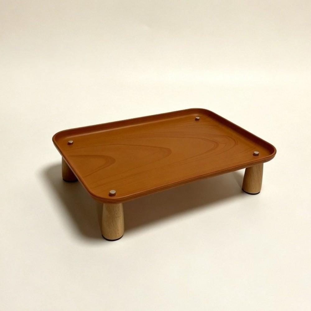 Spill Tray Elevated Pet Feeder Removable Tray Cat Bowl Stand Raised Cat Food Table Pet Feeding