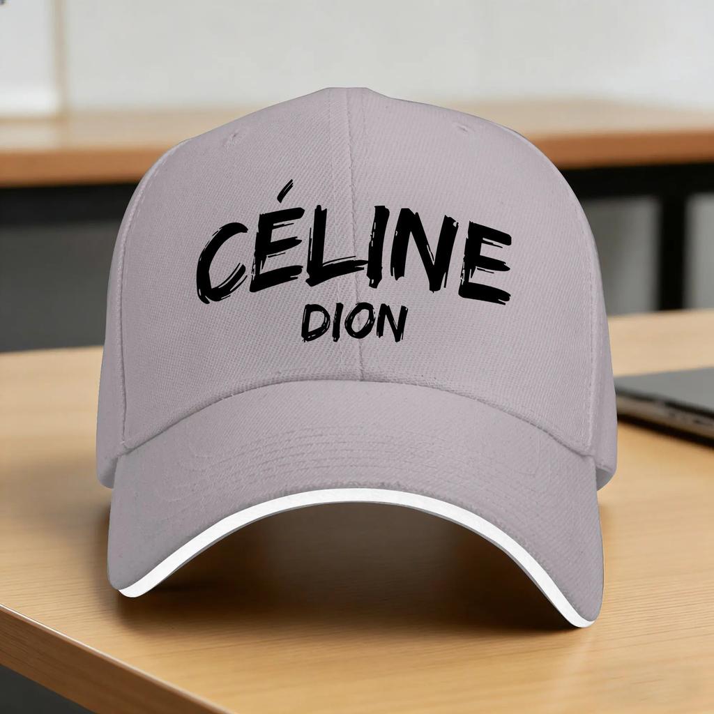 Celine Dion Lässige Baseballkappe Outdoor Fitnessstudio Trucker-Kappe Sommer Sonnenschutz Herren Damen Enganliegend Retro Baseballkappen