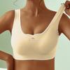 Women Sleeping Bra Comfortable Gathered Bra Lace Sports Vest No Steel Ring Large Size Underwear