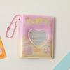Small Card Storage Album Pendant Love Hollow Mini Photo Album Mini Album Photocard Holder Decorative PVC Cartoon Collect Book