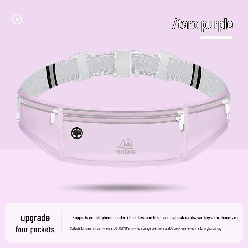 Unisex Waterproof Lightweight Running Waist Bag - Fashionable Outdoor Fitness Gear