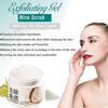 Rice Scrub for Face Skin Lightening Body Scrub Body Exfoliation Gel Moisturizing Face Scrub Brightening Gentle Rice Formula