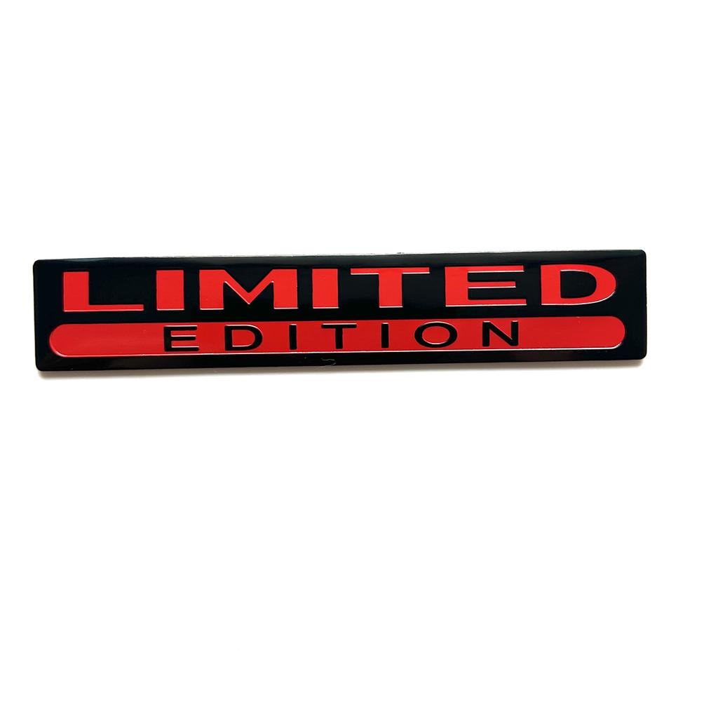 3d Aluminum Logo Limited Edition Emblem Sticker Car Motorcycle Decal Interior Exterior Decor Badge Auto Styling Accessories