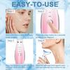 Facial and Neck Beauty Massager,7 Color Face and Neck Beauty Device with 3 Massage Modes,at Home Face Culpting Tool for Skin Care(Pink)