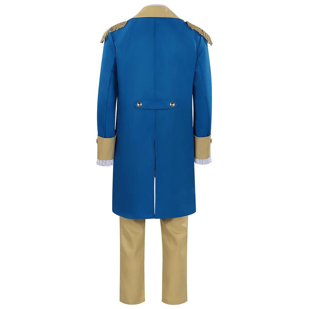 Costume Cosplay Uomo George Washington - Uniforme Militare Retrò Musicale Hamilton
