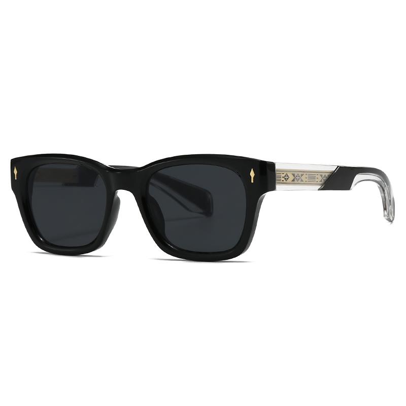 

European And American Small Frame Temples Full Pin Export Sunglasses Modern Charm Retro Sunglasses 62008