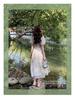 Elegant French Floral Print Summer Dress - V-neck Puff Sleeve High Waist, Sweet or Cool Style