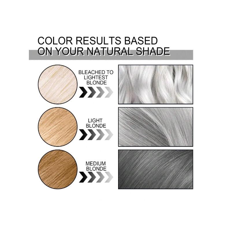 Creme para cabelos grisalhos, cor natural, sem danos aos cabelos, fácil de colorir, fácil de limpar, agente para cabelos úmidos