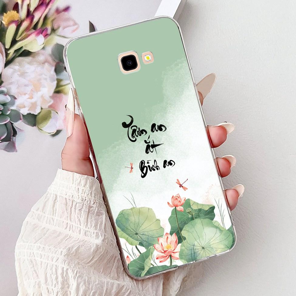 For Samsung J4 Plus Case Clear Cute Fashion Flowers Cool Painted Back Cover For Samsung Galaxy J4+ Phone Case SM-J415F SM-J415G