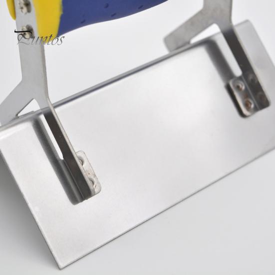 Stainless Steel Concrete Hand Edger with Ergonomic Non-Slip Handle Multipurpose Hand Edger Concrete Finishing Hand Tool