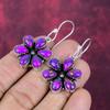 Orecchini fatti a mano in Turchese Rame Viola, Orecchini in Argento Sterling Massiccio 925 Gioielli Antichi, Per Regalo di Fidanzamento