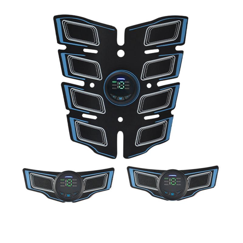 8pcs Fitness Abdominal  Patch Training Device Electric Muscle Stimulator Home Trainer Equipment
