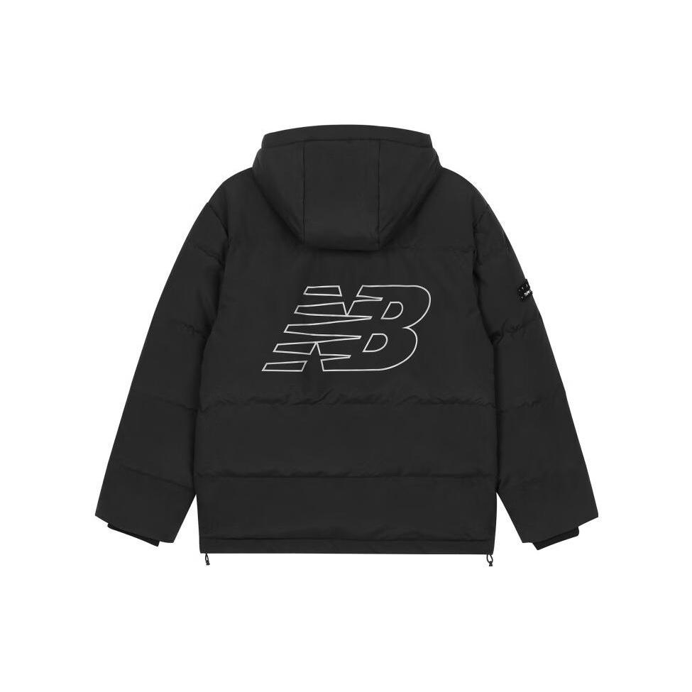 New Balance NB Logo Winter Down Jacket Asia Sizing Black Men s AMJ33339-BK M