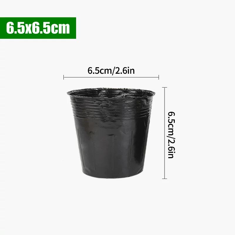 10 Stück Einwegbecher für Sämlinge im Kindergarten Kunststoff Dicke Sämlingsbecher Gemüse Anzucht Topf Garten Anzuchttasche Zubehör